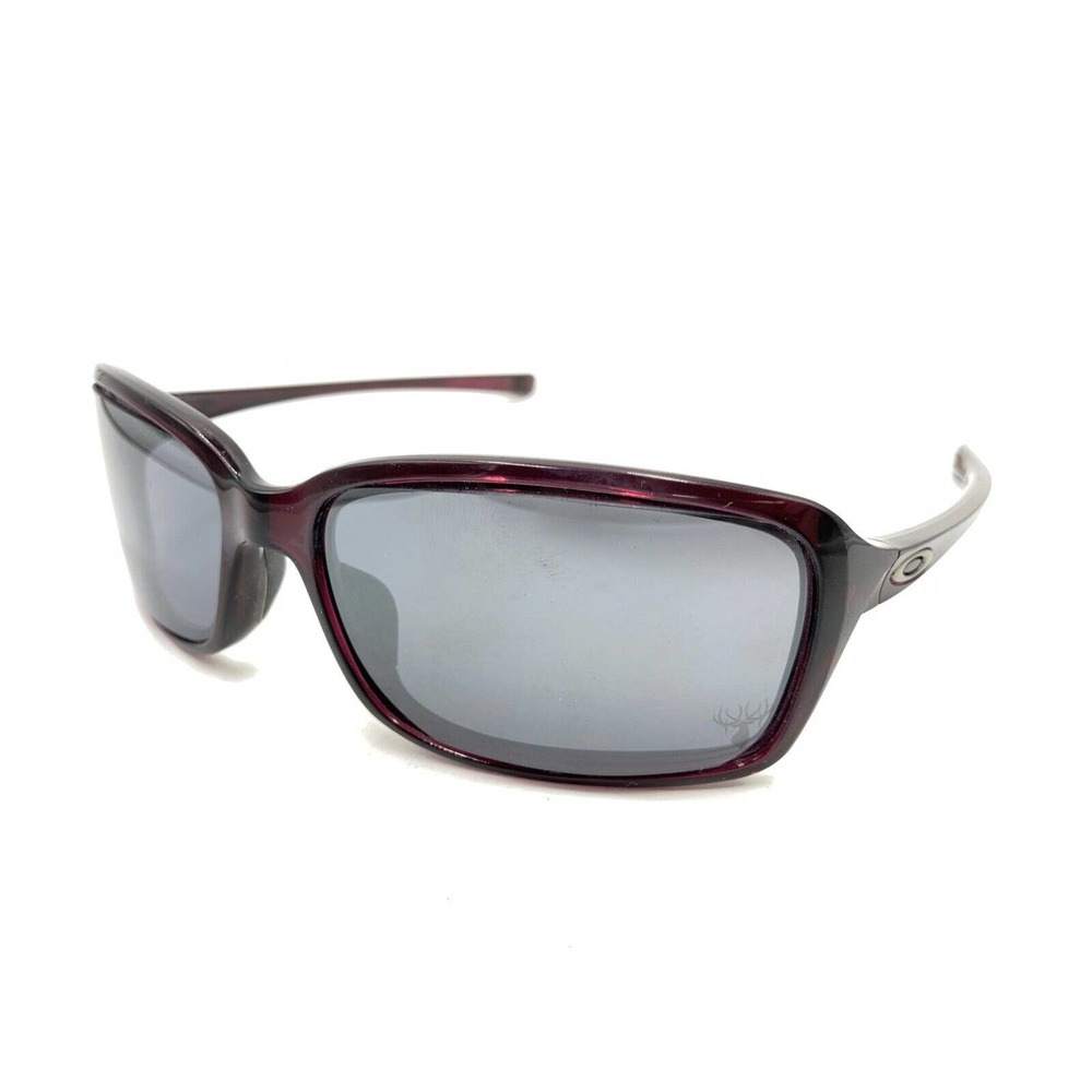 Oakley Translucent Purple Rectangle Wrap Sunglass… - image 8